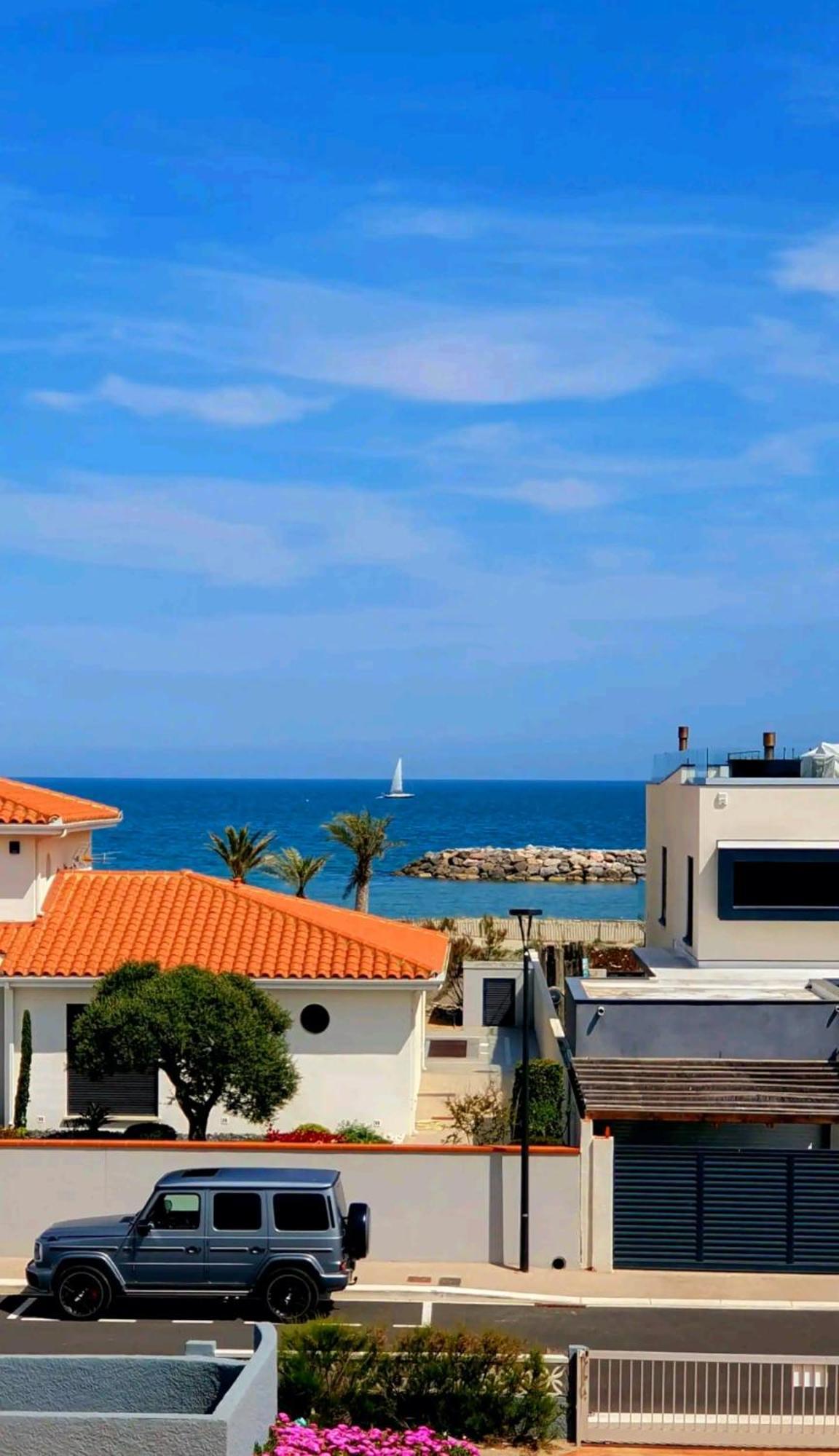 La Plage Du Lido - Front De Mer - Travaux Recents Le Barcares Bagian luar foto